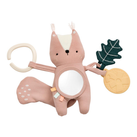 Picture of Sebra® Activity toy, Zappy the squirrel, misty rose