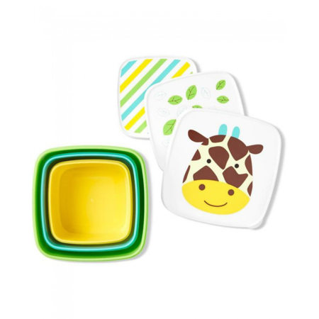 Picture of Skip Hop® Set of snack boxes  Giraffe