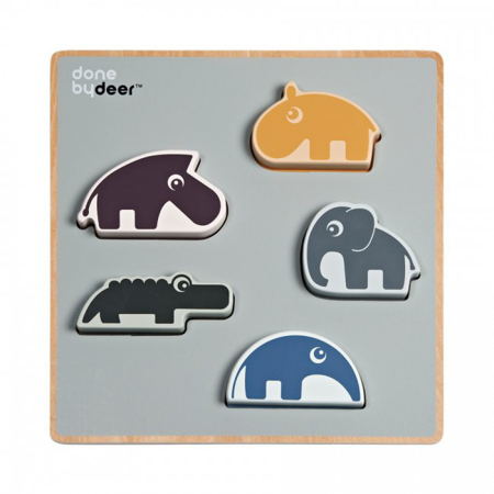 Picture of Done by Deer®  Chunky play puzzle Deer friends