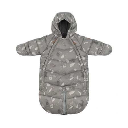 Leokid® Baby Overall Gray Blue Forest (3-9M)