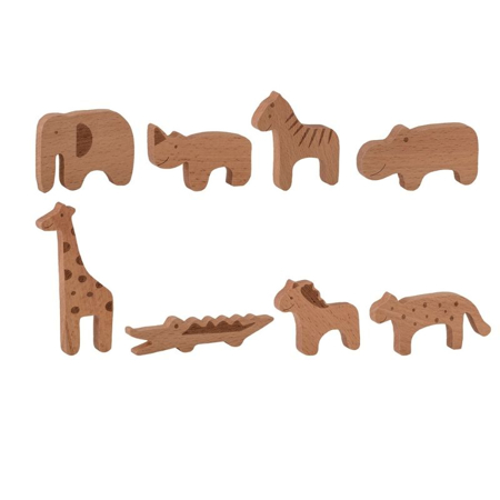 Picture of Bloomingville®  Wooden animals Natural