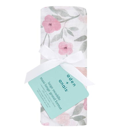 Picture of Aden+Anais® Silky Soft Swaddle Ma Fleur Garden Party 120x120