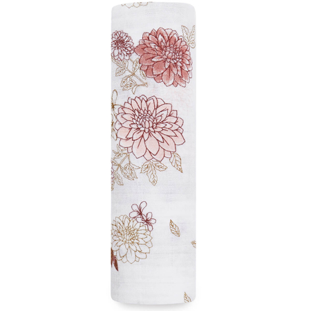 Picture of Aden+Anais® Silky Soft Swaddle Dahlias 120x120