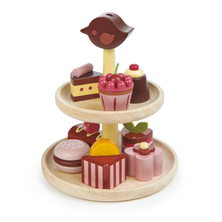 Picture of Tender Leaf Toys® Set of chocolate cupcakes 