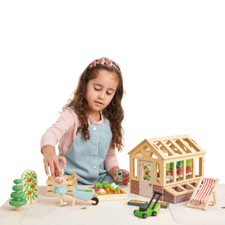 Picture of Tender Leaf Toys® Greenhouse and garden set