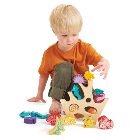 Picture of Tender Leaf Toys® Stacking coral reef