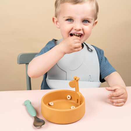 Picture of Done by Deer® Peekaboo first meal set Deer friends Colour Mix