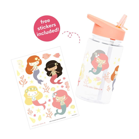 Picture of A Little Lovely Company® Drink Bottle Mermaids