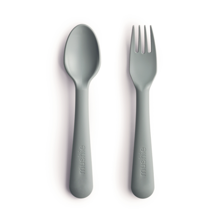 Picture of Mushie® Fork & Spoon Sage