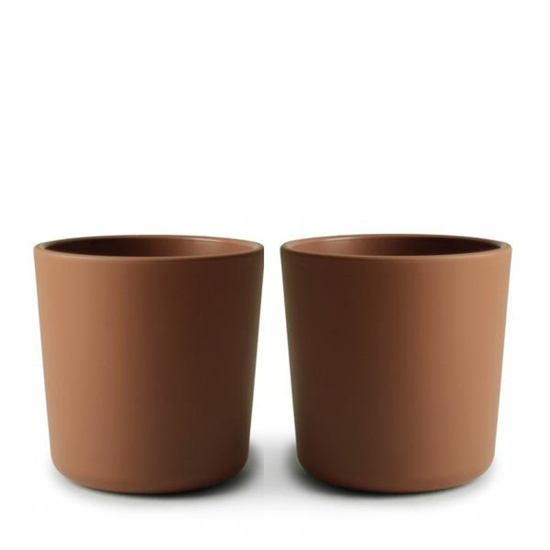 Picture of Mushie® Dinnerware Cup Set of 2 - Caramel