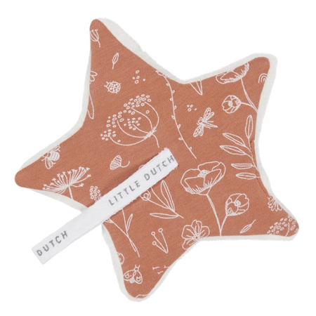 Picture of Little Dutch® Pacifier cloth Wild Flowers Rust