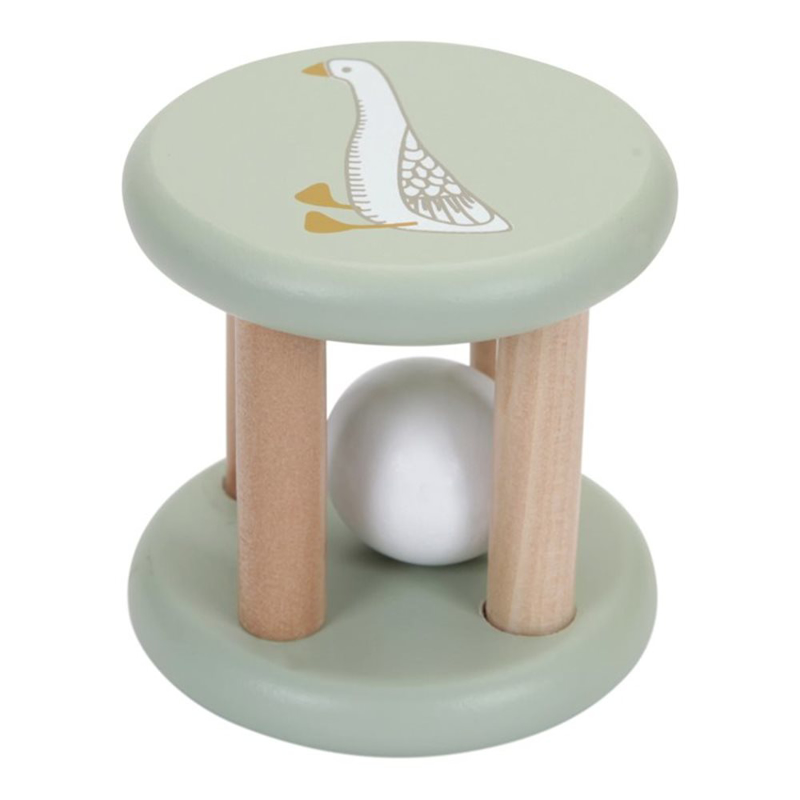 Picture of Little Dutch® Wooden Rattle Olive