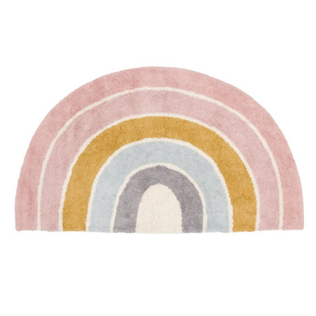 Picture of Little Dutch® Rug Rainbow shape Pure Pink