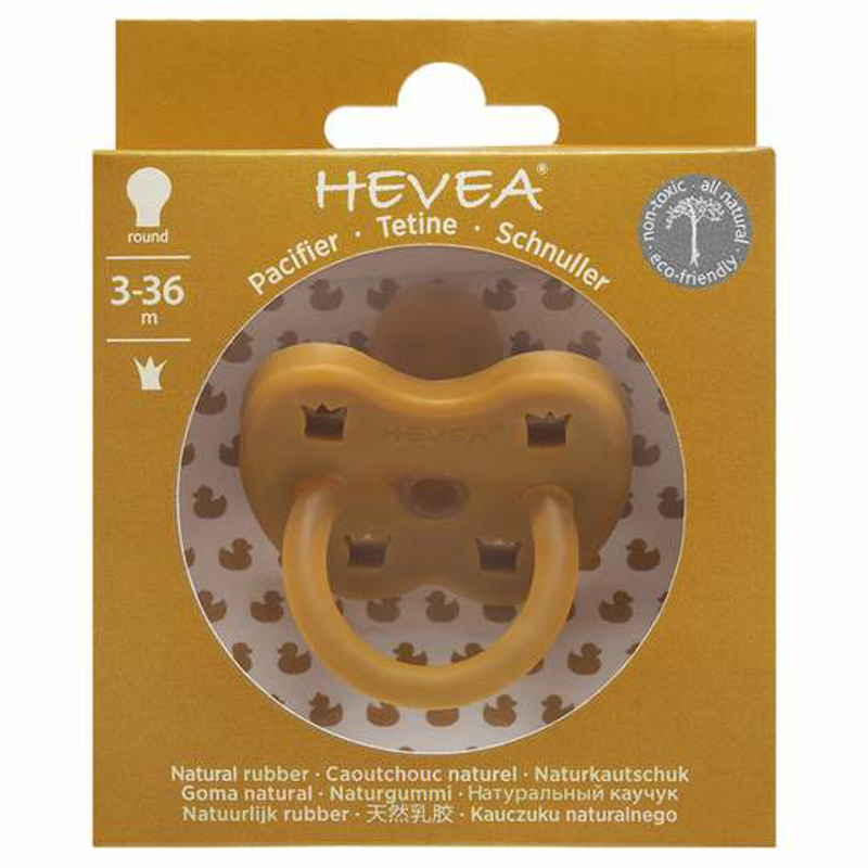 Picture of Hevea® Pacifier Orthodontic (3-36m) Turmeric