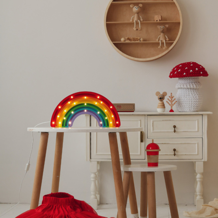Picture of Little Lights® Handmade wooden lamp Rainbow Classic