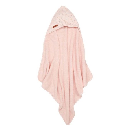 Picture of Little Dutch® Hooded towel Little Pink Flowers 75x75