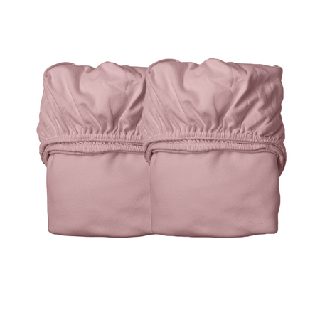 Picture of Leander® Sheet for Baby Cot 2 pcs. Dusty Rose 120x60