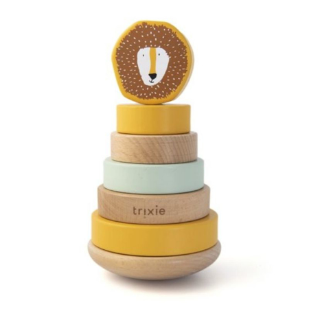 Picture of Trixie Baby® Wooden stacking toy Mr. Lion