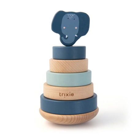 Picture of Trixie Baby® Wooden stacking toy Mrs. Elephant