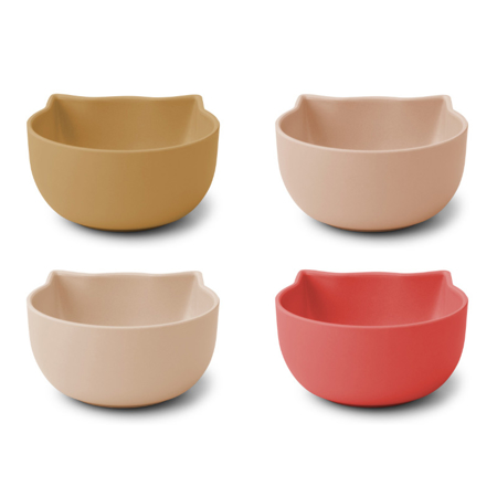 Picture of Liewood® Filiz snack bowl 4-pack Cat Tuscany Multi Mix