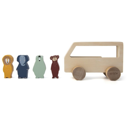 Picture of Trixie Baby® Wooden animal bus
