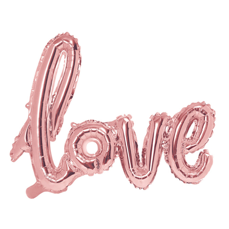 Picture of Party Deco® Ballon Love Rose Gold