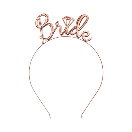 Picture of Party Deco® Bride Headband Rose Gold