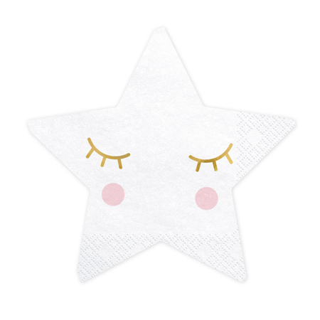 Picture of Party Deco® Napkins 3 layers Little Star 20 pc.