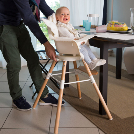 Picture of Childhome® Evolu One.80° High Chair Natural White