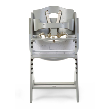Picture of Childhome® Lambda 3 Baby High Chair Wood Stone Grey