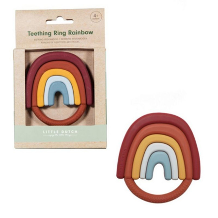 Little Dutch® Teething Ring Rainbow