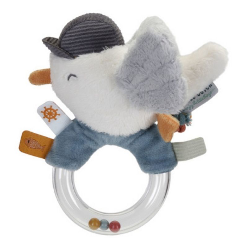 Picture of Little Dutch® Rattle Ring Seagull