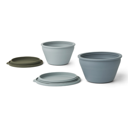 Liewood® Dale foldable bowl set Blue Multi Mix