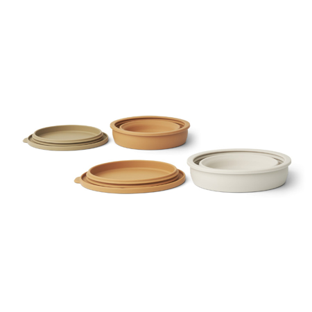 Picture of Liewood® Dale foldable bowl set Almond Multi Mix