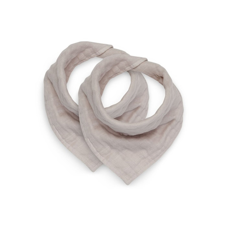 Picture of Jollein® Bib bandana wrinkled cotton Nougat  (2pack)
