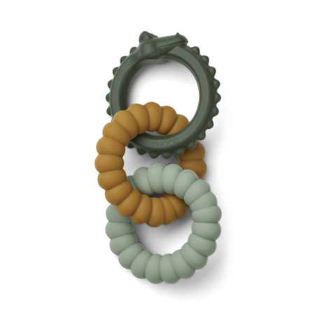 Picture of Liewood® Teether Gilbert Crocodile/Green Multi Mix