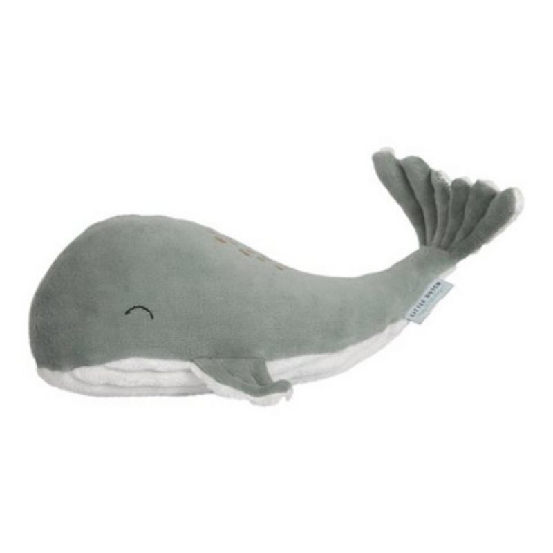 Picture of Little Dutch® Small cuddly toy Whale Ocean Mint 35cm
