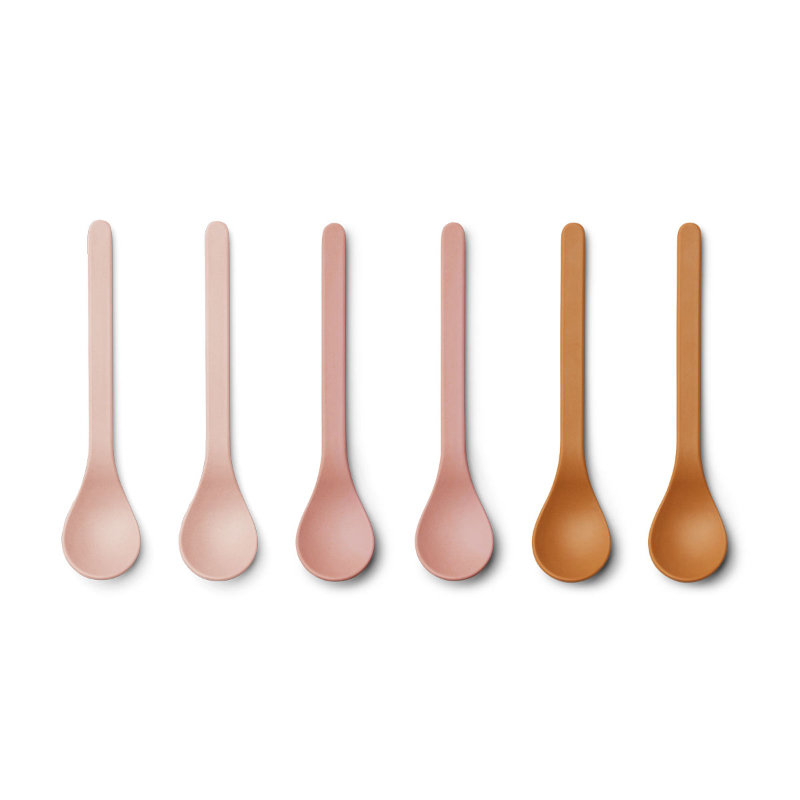 Picture of Liewood® Set of spoons Erin 6 pieces Rose Multi Mix