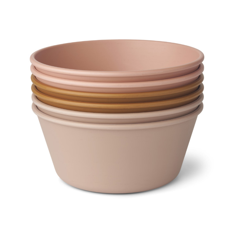 Picture of Liewood® Irene bowl 6-pack Rose Multi Mix