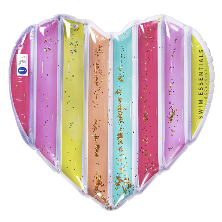 Picture of Swim Essentials® Airbed Pink Rainbow Heart