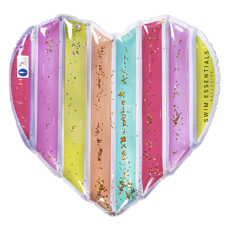 Picture of Swim Essentials® Airbed Pink Rainbow Heart