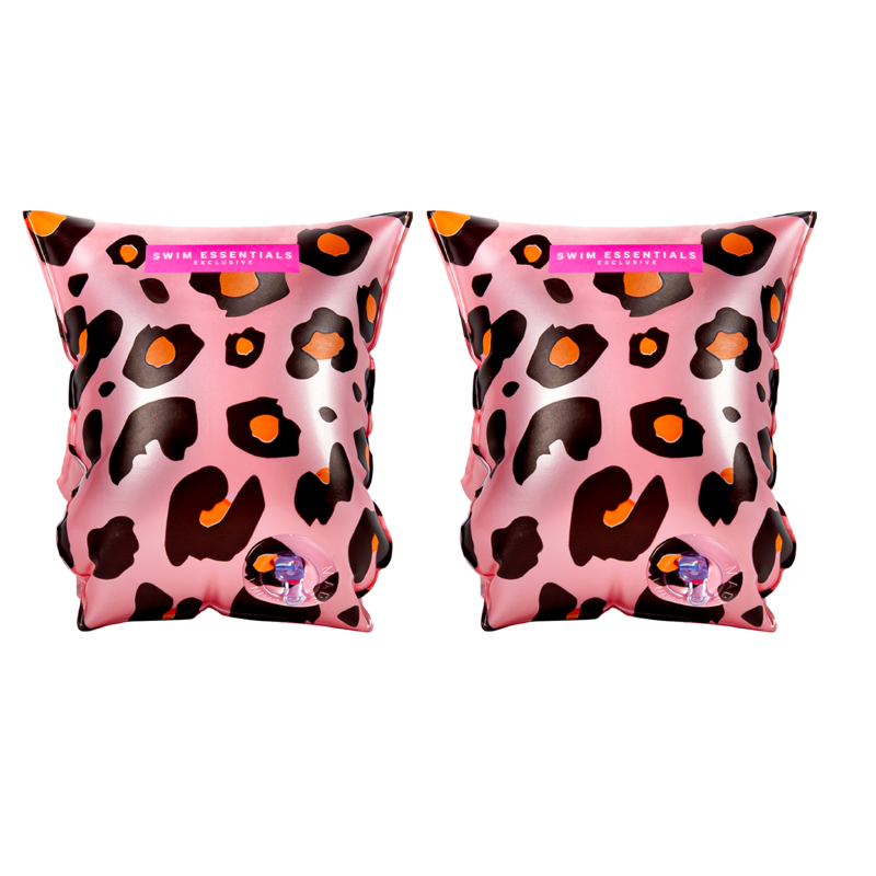 Picture of Swim Essentials® Swimming Armbands Rose Gold Leopard (2-6 Y)