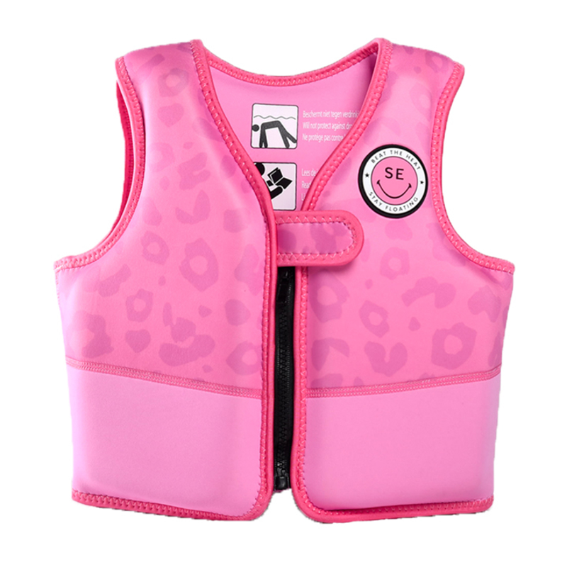 Picture of Swim Essentials® Swimming Vest Neon Leopard (18-30 kg)