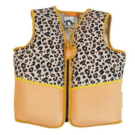 Picture of Swim Essentials® Swimming Vest Beige Leopard (18-30 kg)