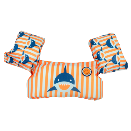 Picture of Swim Essentials® Puddle Jumper Orange Blue Shark (2-6 Y)