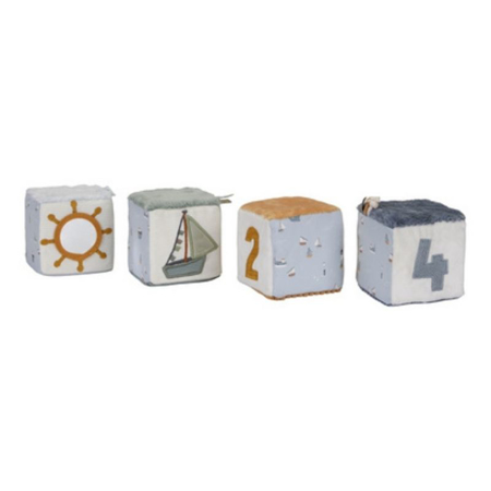 Little Dutch® Set of soft cubes Sailors Bay