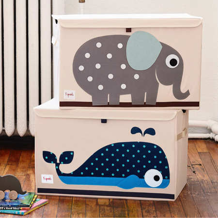3Sprouts®  Toy Chest Whale