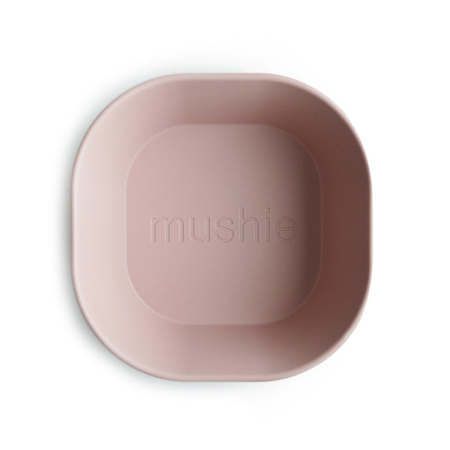 Picture of Mushie® Square Dinnerware Bowl Set of 2 Blush