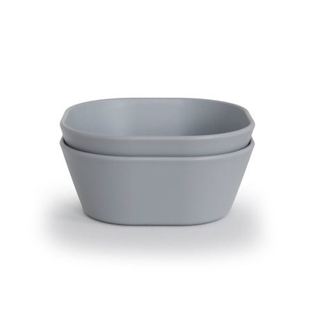 Mushie® Square Dinnerware Bowl Set of 2 Cloud