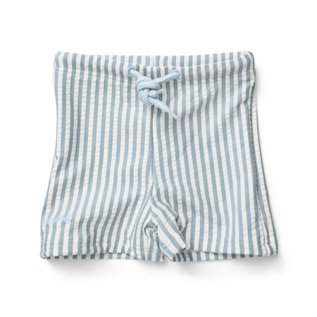 Liewood® Otto baby boy Swim pants Seersucker Sea Blue/White Stripe 110/116